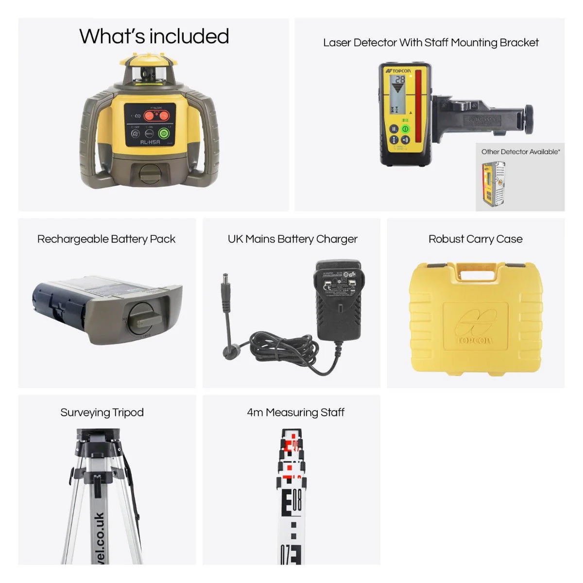 Topcon RL-H5A mm/inch Rotary Kit - Image 8